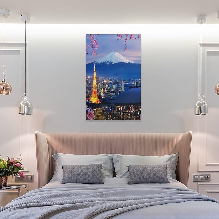 『ホーム』絵画・インテリア Amazon.co.jp: 絵画 インテリア おしゃれ 赤富士 龍神 龍